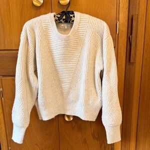 Z Supply Ribbed Cream Sweater